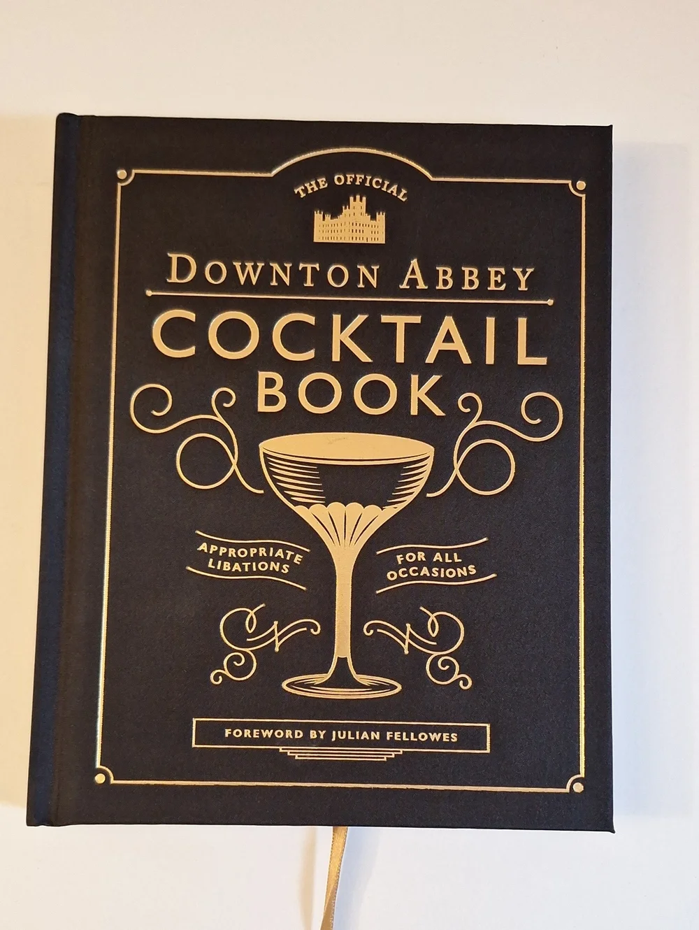 Downton Abbey Cocktail Book - Black & Gold Hardcover